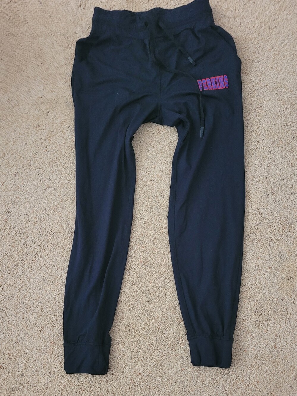 Lululemon Black Jogger Pants Custom Graphic Estimated Size 4–6